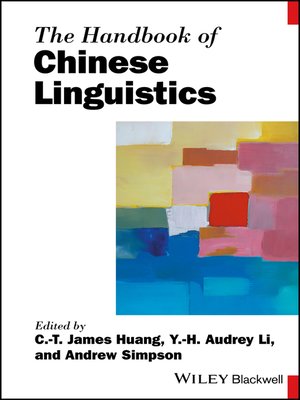 cover image of The Handbook of Chinese Linguistics